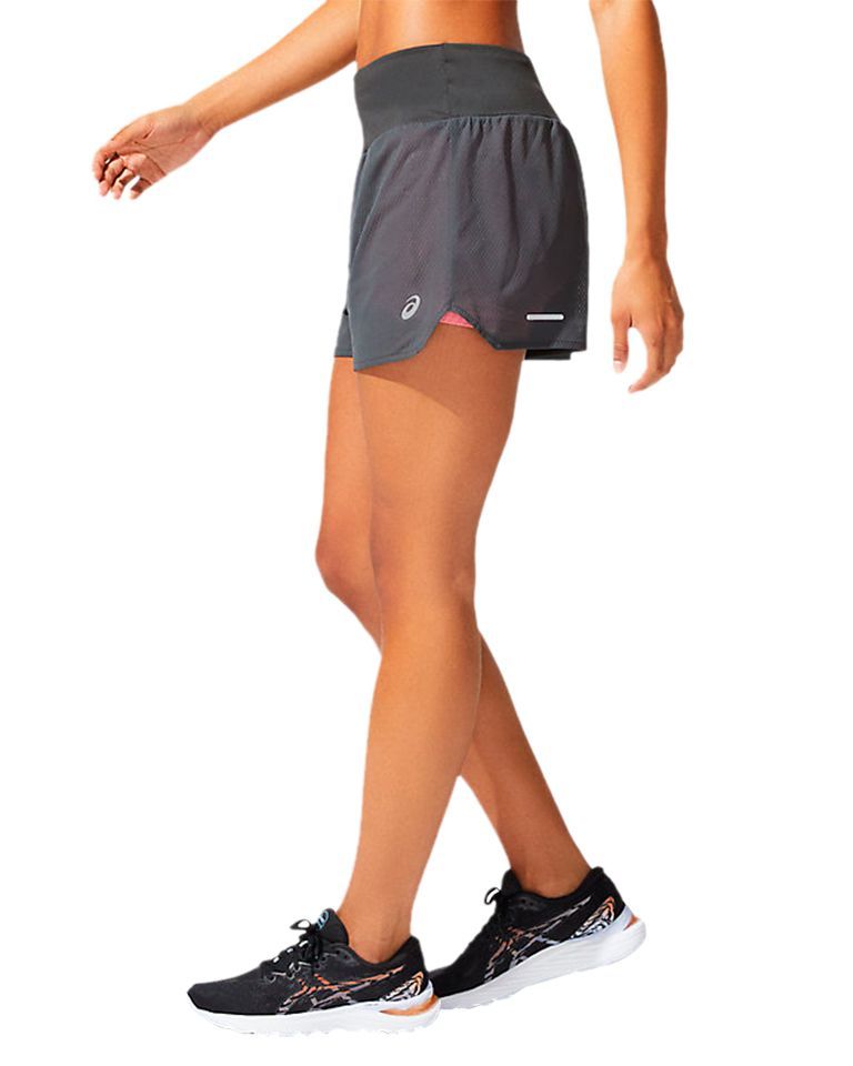 asics 2 in 1 women's running shorts