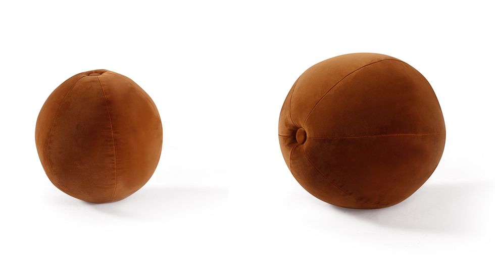 Mid-Century Two-Piece Orb Pillows