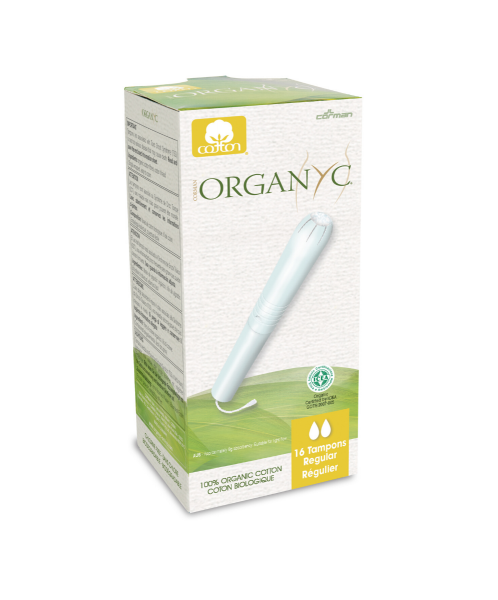 Organyc 100% Organic Cotton Tampons with Applicator: Regular, 16 pcs - Your  Health Food Store and So Much More!