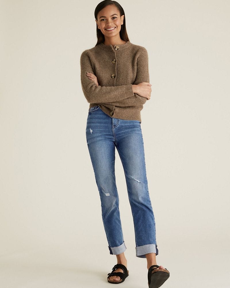 M&S Collection Harper Supersoft Cigarette Jeans