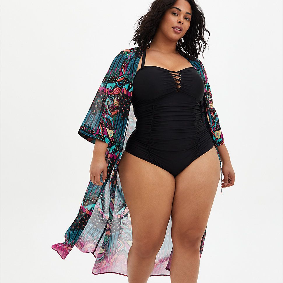 Plus Size Swim Cover Up - Bathing Suit and Swimwear Cover Ups — Swimsuits  Direct