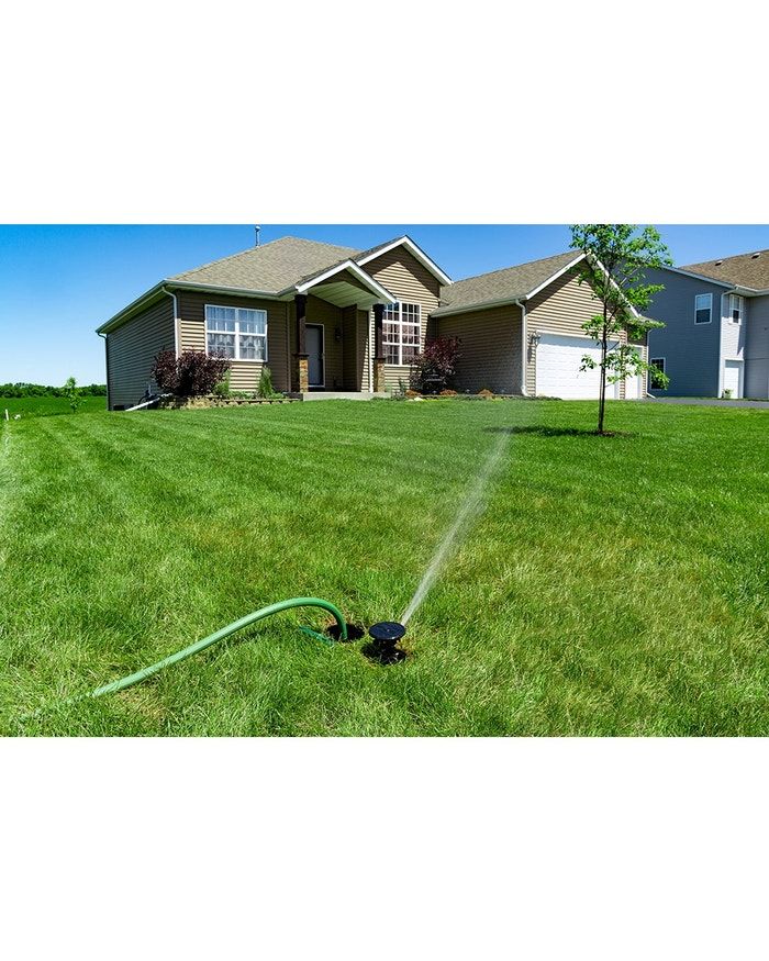 In-ground Sprinkler with Garden Hose Connection