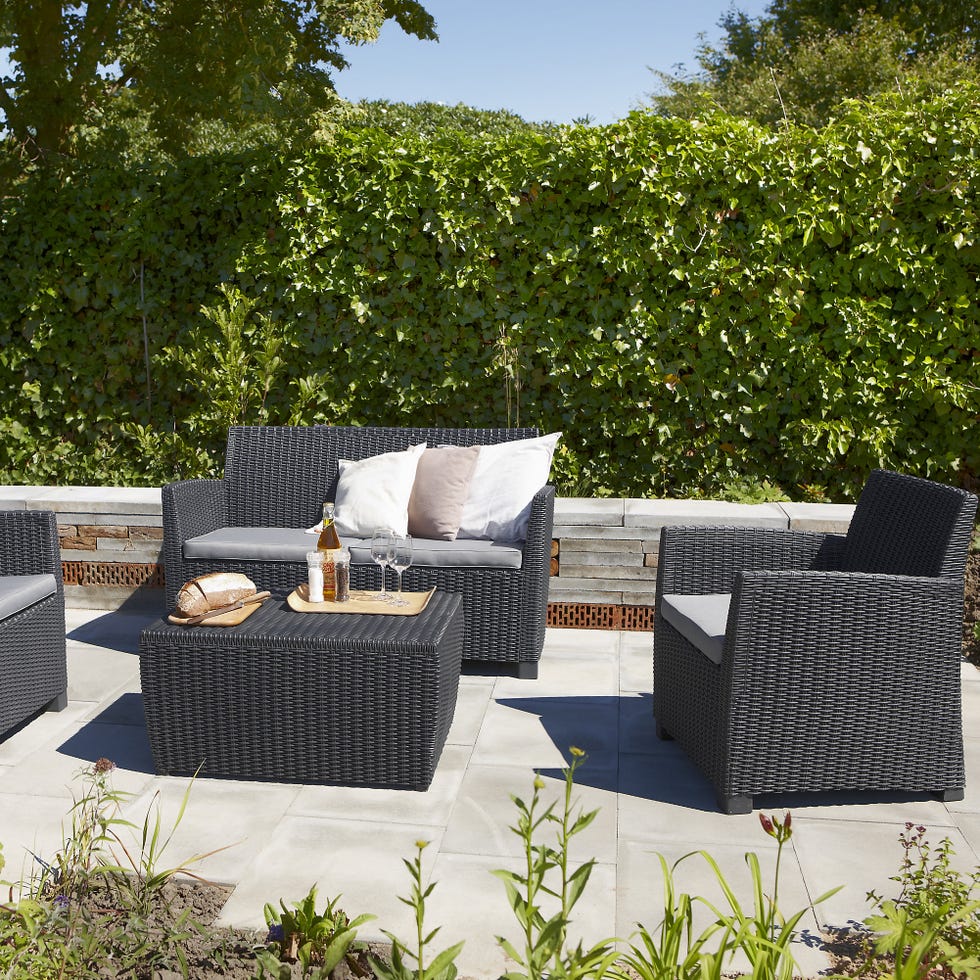 Mia Plastic 4 seater Coffee set