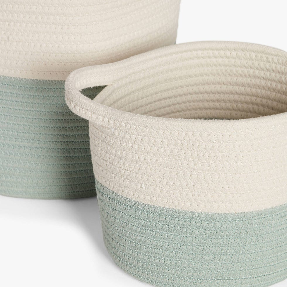 Cotton Rope Storage Baskets, Set of 2