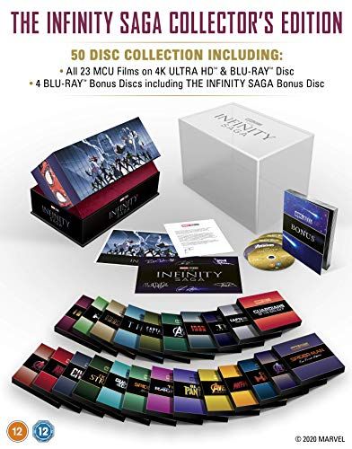 Marvel Studios: The Infinity Saga - Set Kotak Lengkap Edisi Kolektor UHD [Blu-ray] [2020] [Region Free]