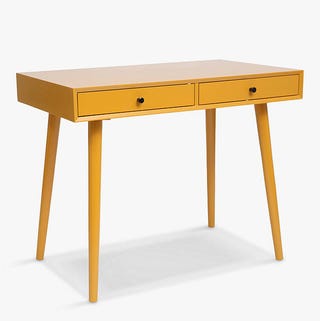 Spindle Desk, Mustard