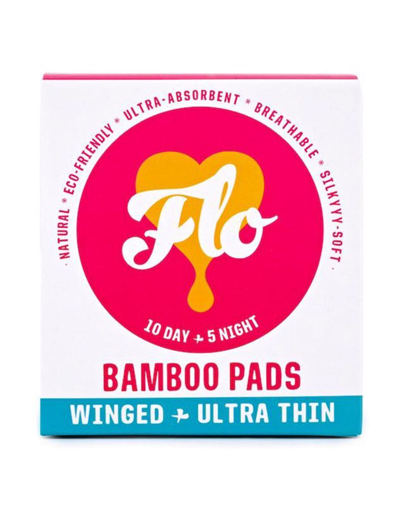 Flo Natural Bamboo Ultra Thin Day & Night Pads