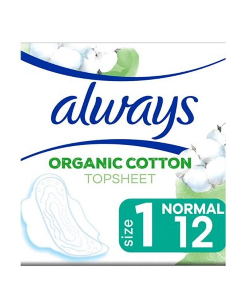 Always Organic Cotton Sanitary Towels