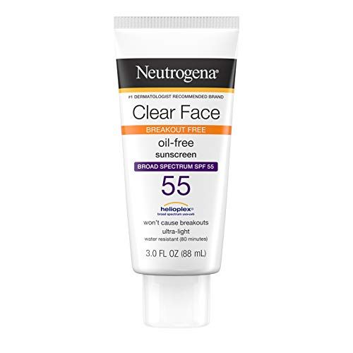  Clear Face Sunscreen Lotion SPF 55