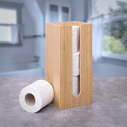 Bamboo Toilet Roll Holder