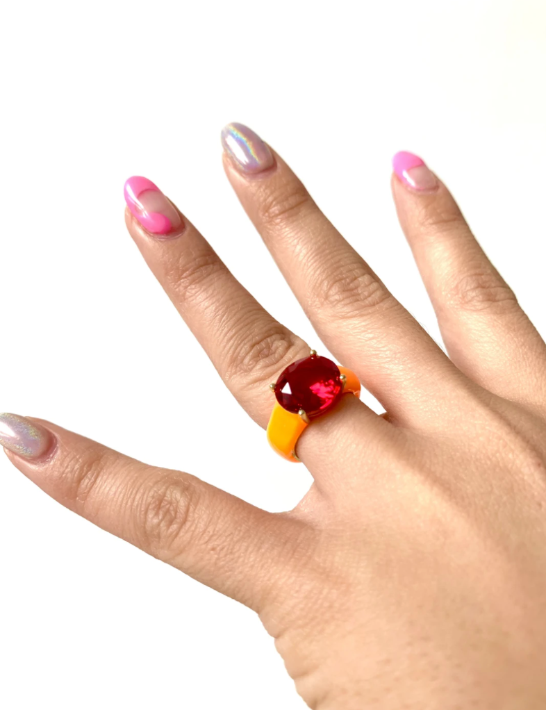 Big chunky deals colorful rings