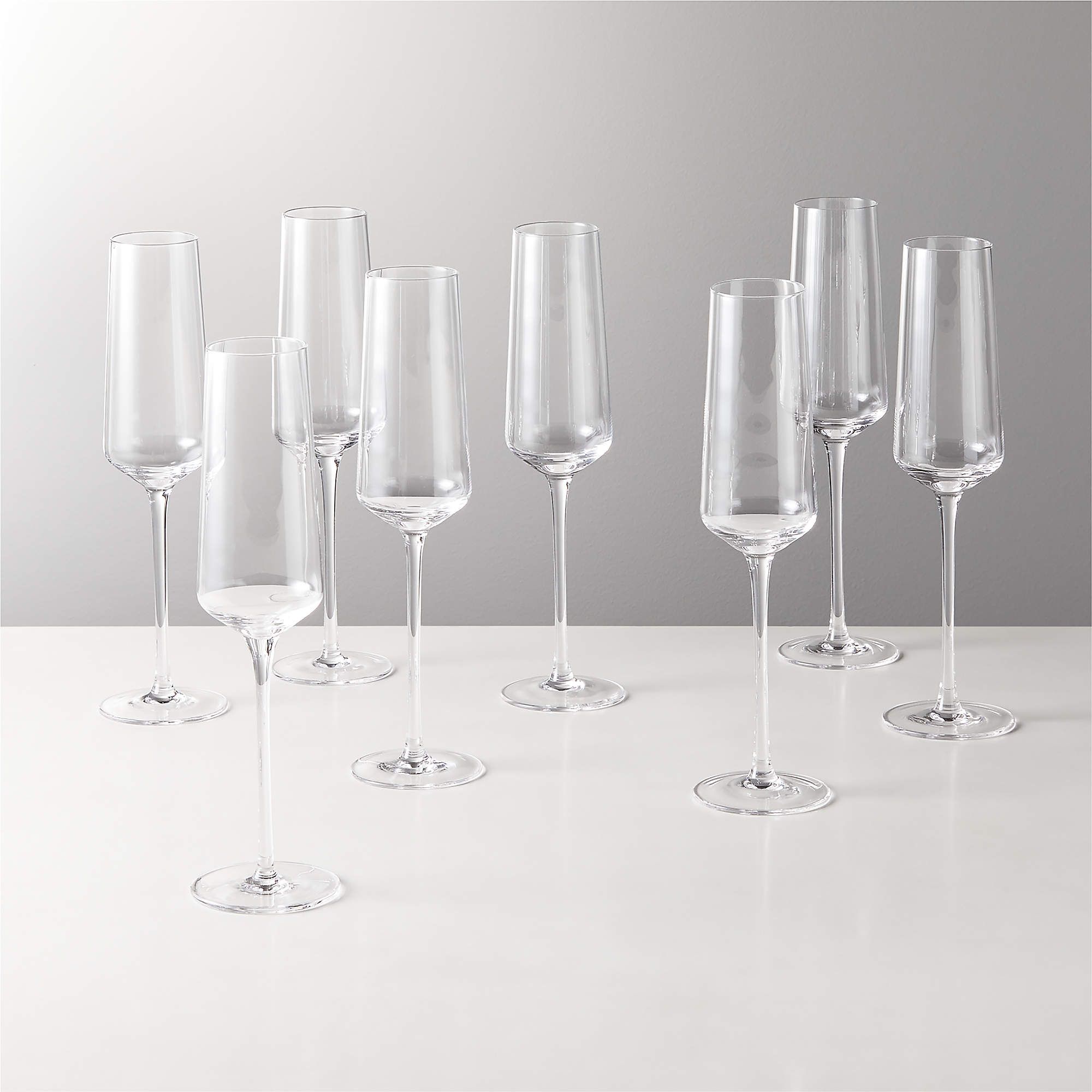 Muse Champagne Flutes (Set of 8)