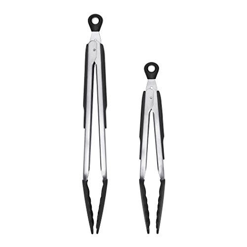 OXO Good Grips Silicone Head 12 Inch Tongs - Honest Review 