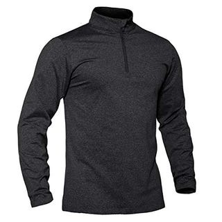 Long Sleeve Zip Up Pullover Shirt