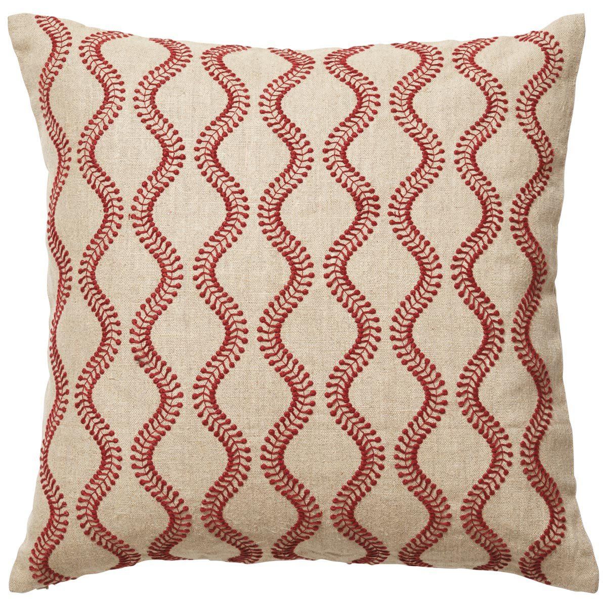 Zostera Pillow Cover - Blood Orange