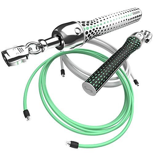 Pulse Athletics Jump Rope Set with 1/2 LB weighted rope and 1/4 LB Speed rope. 