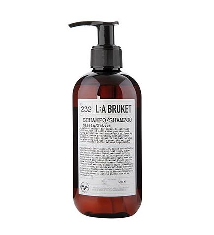 無硫酸鹽洗髮精推薦：L:A BRUKET 232 蕁麻舒敏豐盈洗髮露