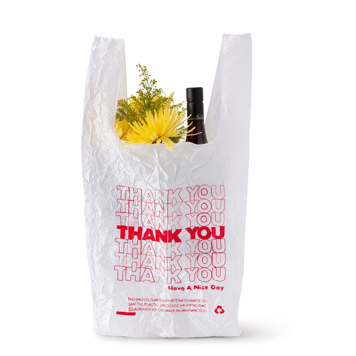 EMBROIDERED THANK YOU TOTE