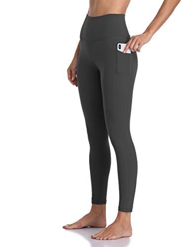 Heathyoga Black Yoga Pants w/Pockets Extra Soft Leggings Size Large Heath  Yoga