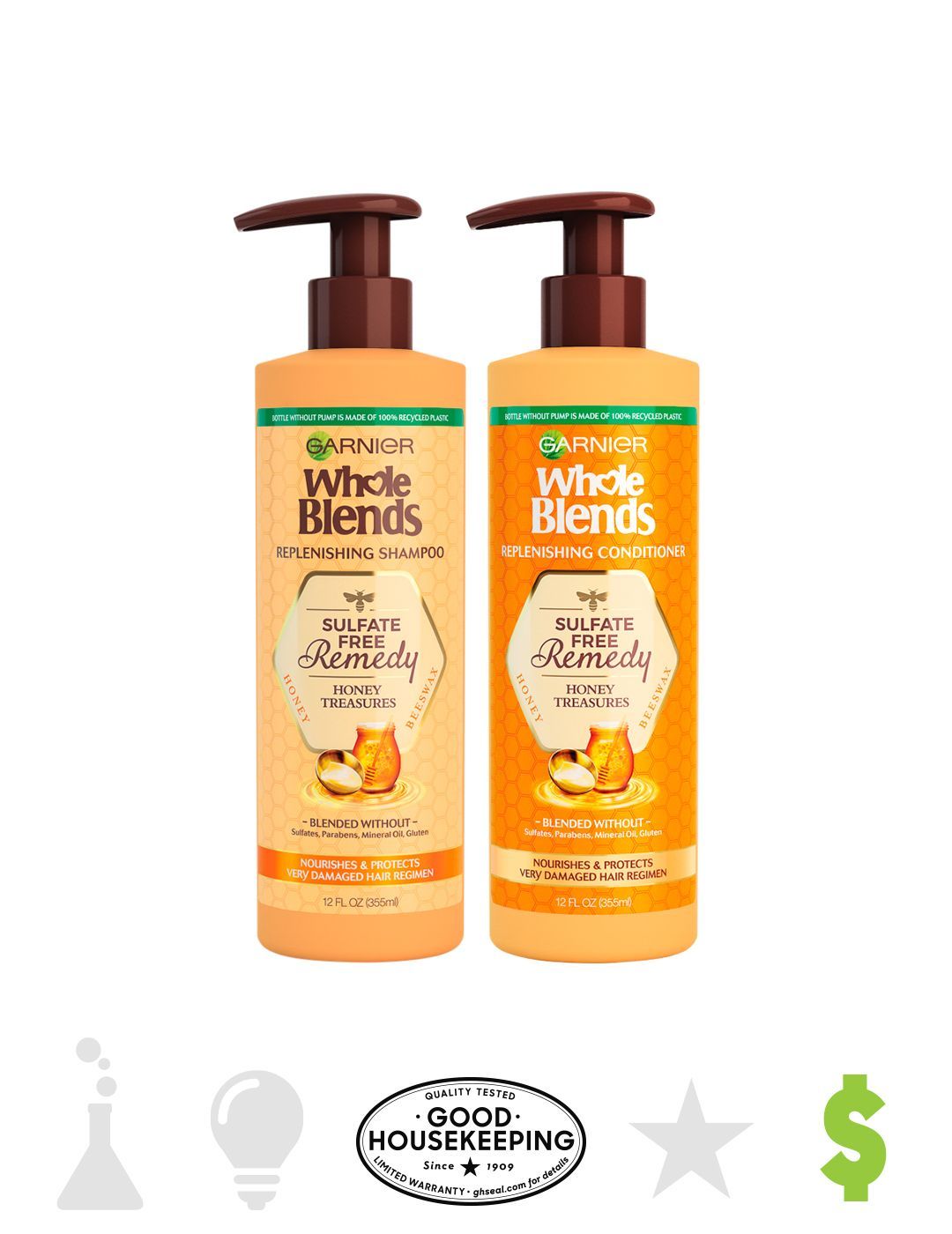 Whole Blends Honey Treasures Repairing Shampoo and Conditioner
