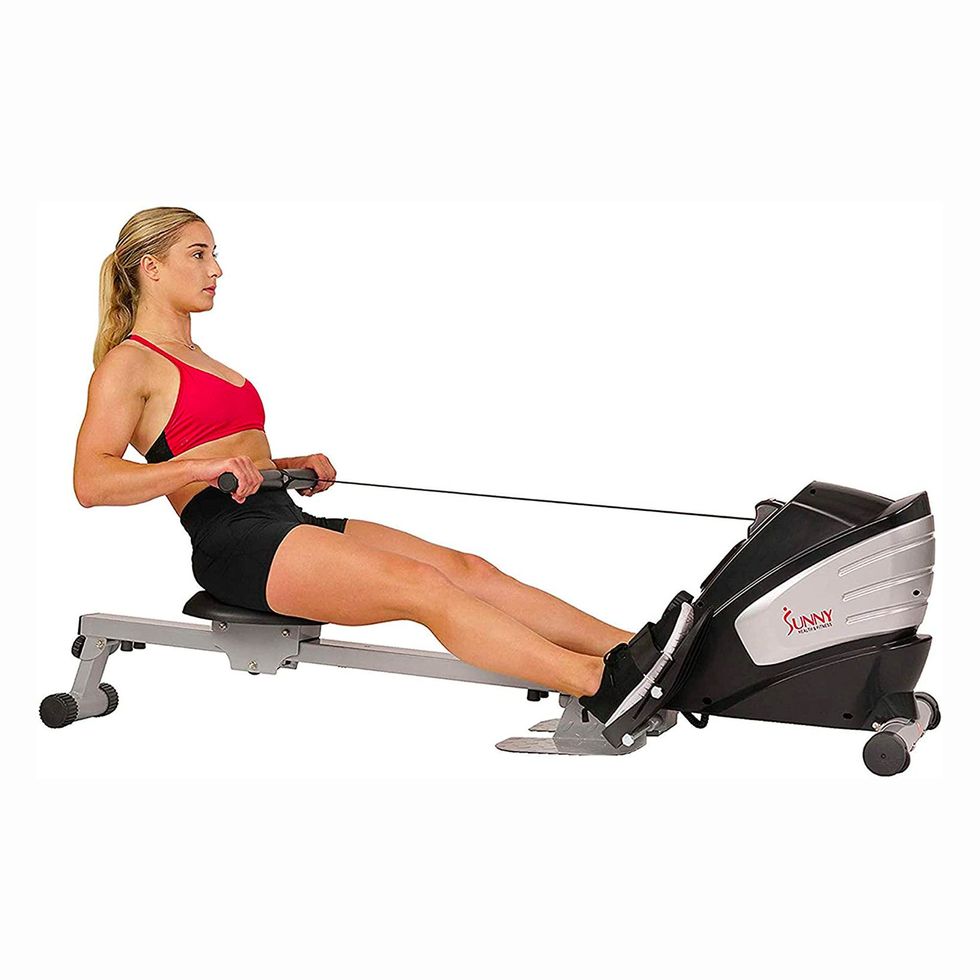 Sunny Health & Fitness Dual Function Magnetic Rowing Machine