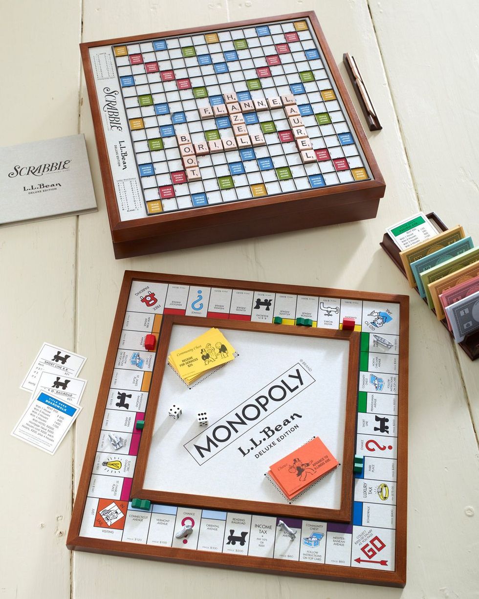 Deluxe Scrabble and Monopoly Set