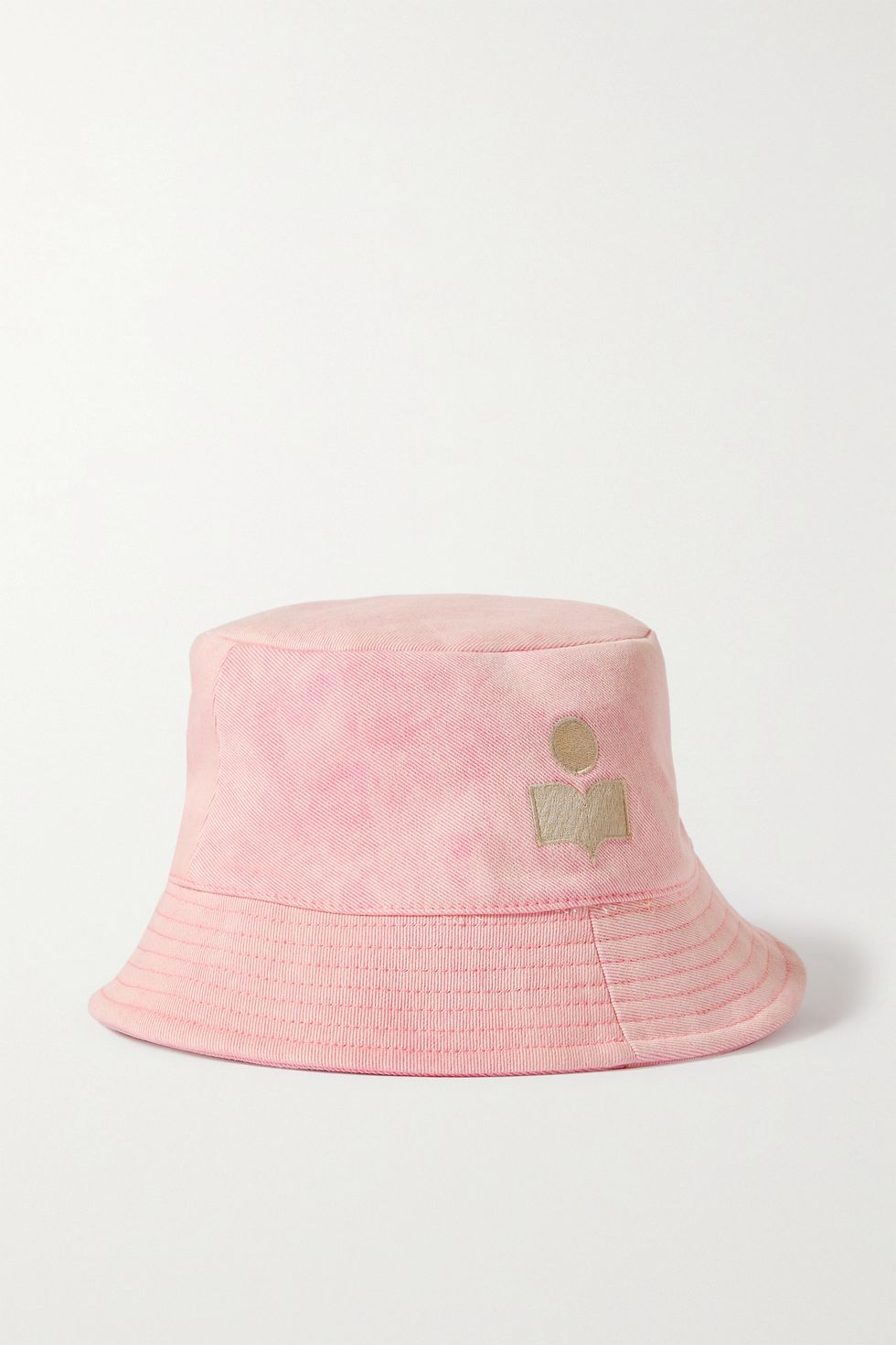 Haley embroidered stretch-cotton twill bucket hat
