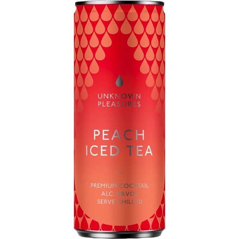 Unknown Pleasures Peach Iced Tea 8% ABV, £3.49 for 250ml
