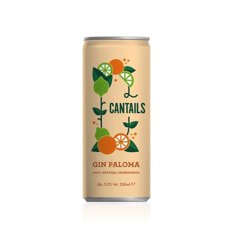 Cantails Gin Paloma 5.5% ABV, £33.94 for 12 x 250ml