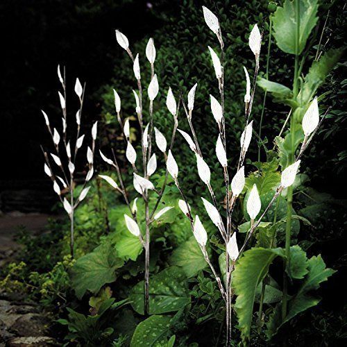 3 Piece Solar powered Branch Twig tree with LED Leaf Lights