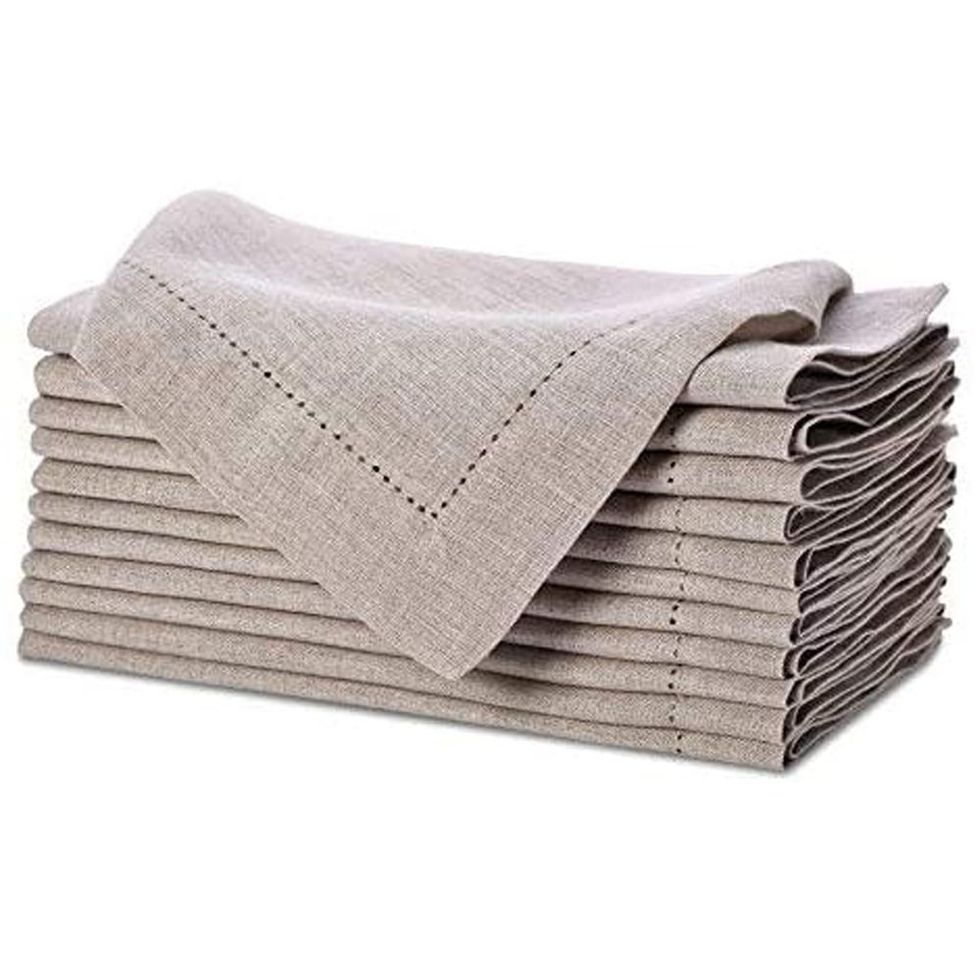 Pure Linen Oversized Napkins (12-Pack)