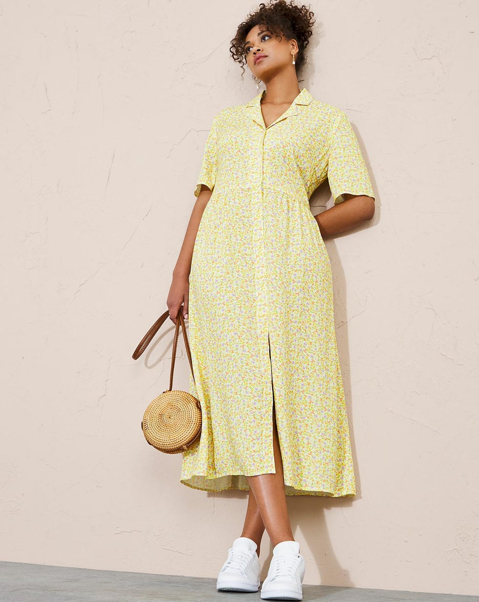 Nobody's Child Lulu Collar Midi Dress