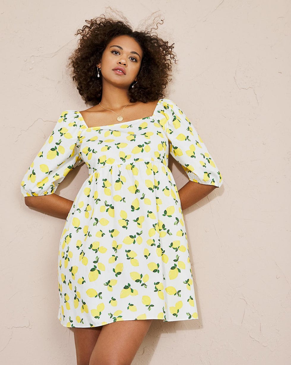Nobody's Child Eugenia Puff Sleeve Mini Dress