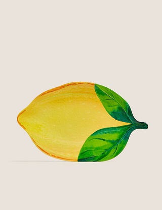 Tropical Jungle Large Lemon Picnic Platter
