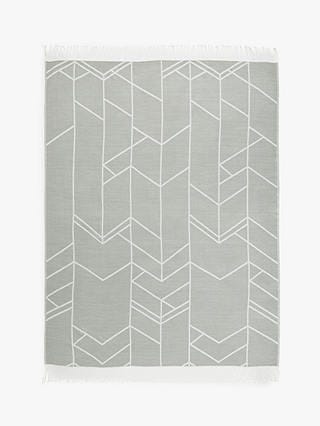 John Lewis & Partners Elevation Throw, Grey