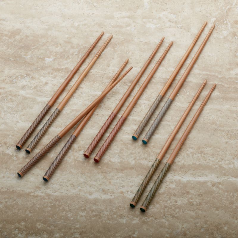 Striped Bamboo Chopstick