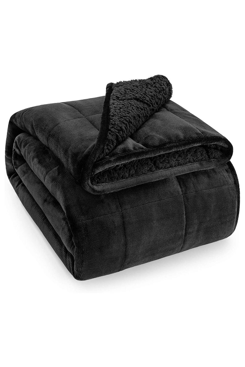 Sherpa Fleece Weighted Blanket for Adults 