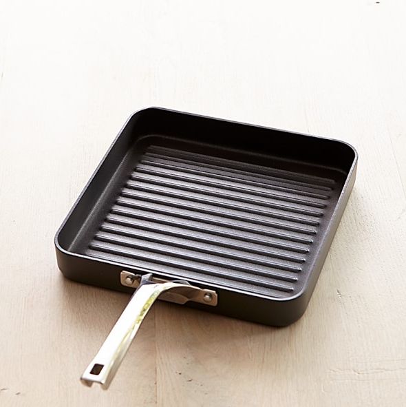Gotham Steel Nonstick Grill Pan for Stove Top with Grill Sear Ridges, Nonstick Ultra Durable Grilling Pan, Metal Utensil Safe, Stay Cool