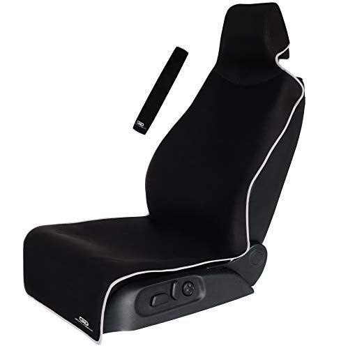 Black Premium Universal Fit Waterproof, Stain-Resistant Car Seat Cover 