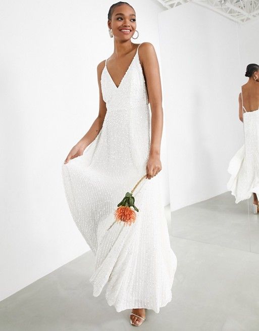 asos mia wedding dress