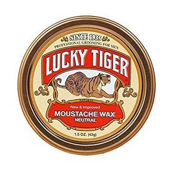 Lucky Tiger Mustache Wax, Neutral, 1.5 Ounce