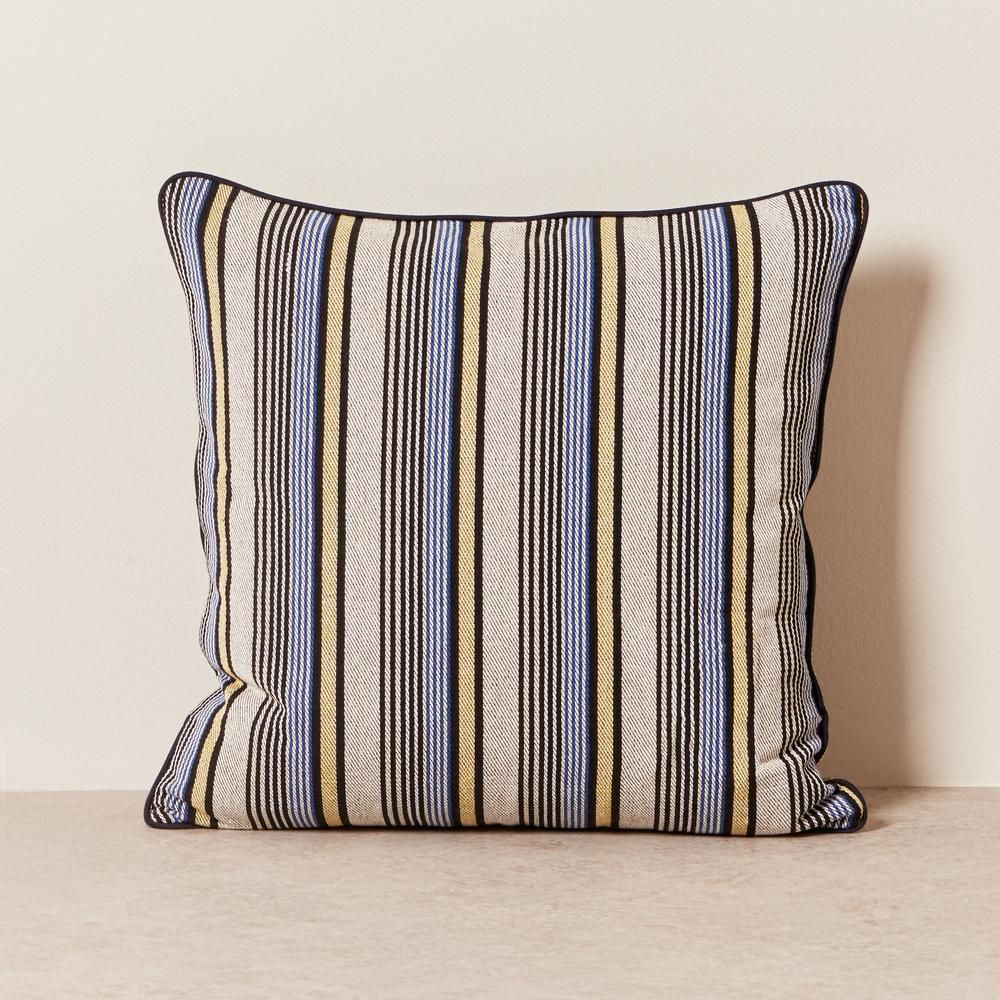 Stripe Solid Throw Pillow