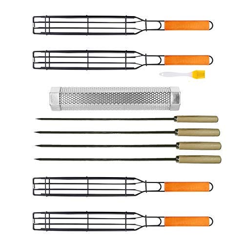 TQ-OUTDOOR Kabob Rotisserie Grilling Baskets