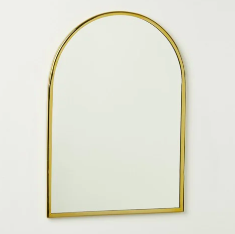 Archway Gold Wall Mirror, Oliver Bonas, £98
