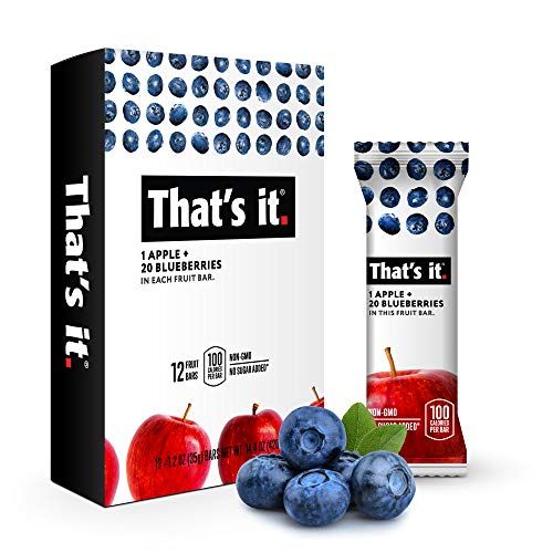 Apple + Blueberry 100% Natural Real Fruit Bar