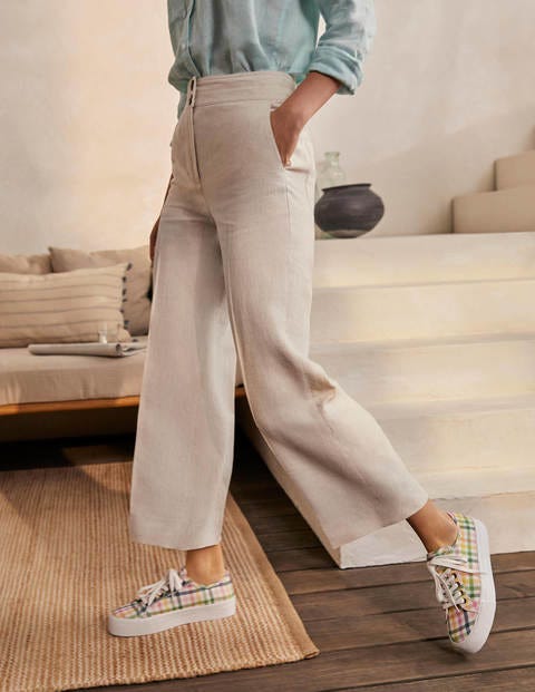 Cornwall Linen Trousers - Natural