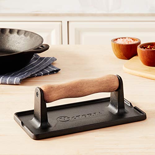 Victoria Cast Iron Grill Press 
