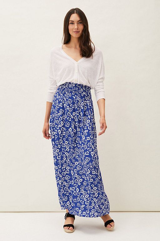 Phase Eight Floral Maxi Skirt