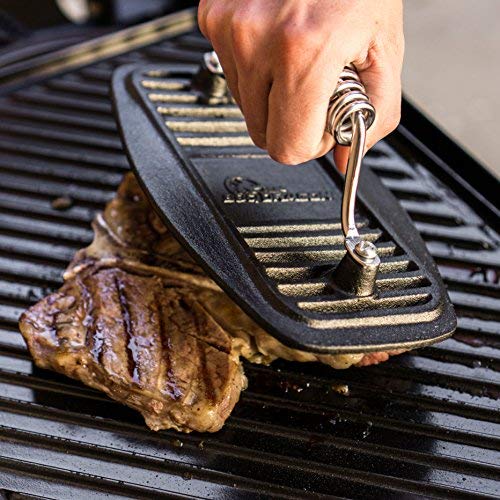 BBQ Dragon Cast Iron Barbecue Press