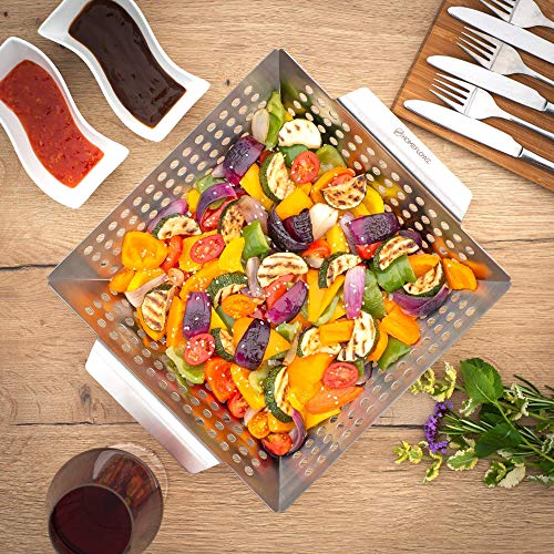 Homeflowz Heavy Duty Grill Basket 